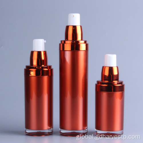 China Customize Design Airless Luxury Pump Rose Gold Bottle Manufactory